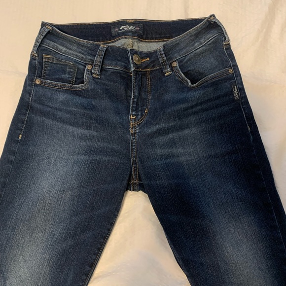 Silver Jeans Avery crop jeans, Sz 27 - Picture 5 of 9